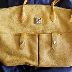Dooney & Bourke Leather Bag in Yellow
